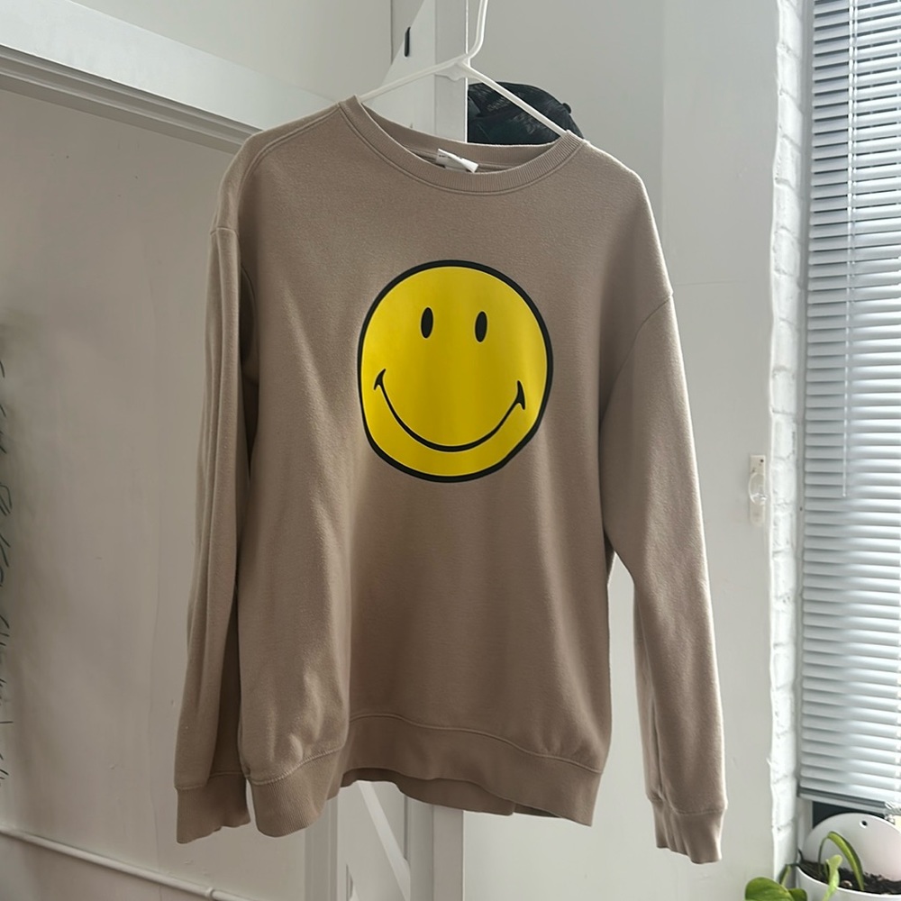 Smiley X H&M Crewneck